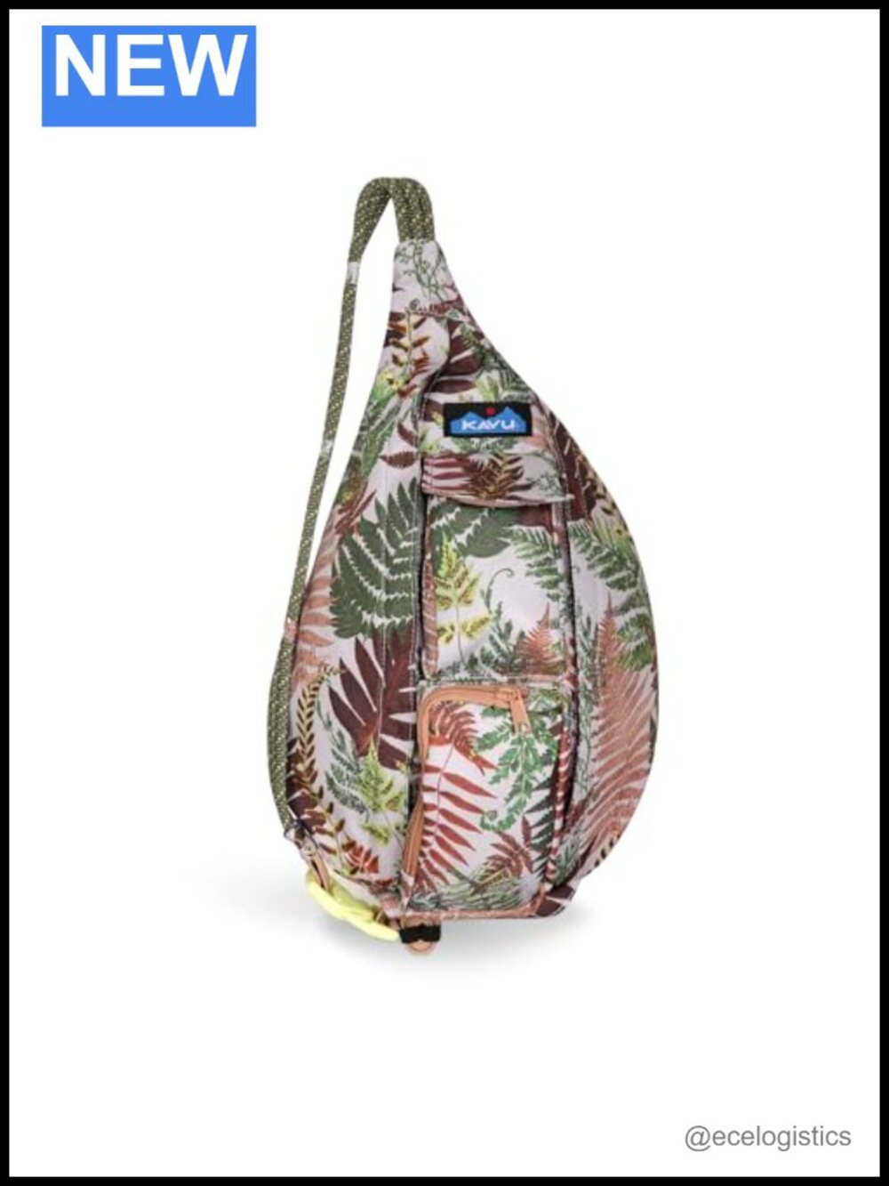 Mini Rope Sling Crossbody Bag Water Resistant Polyester